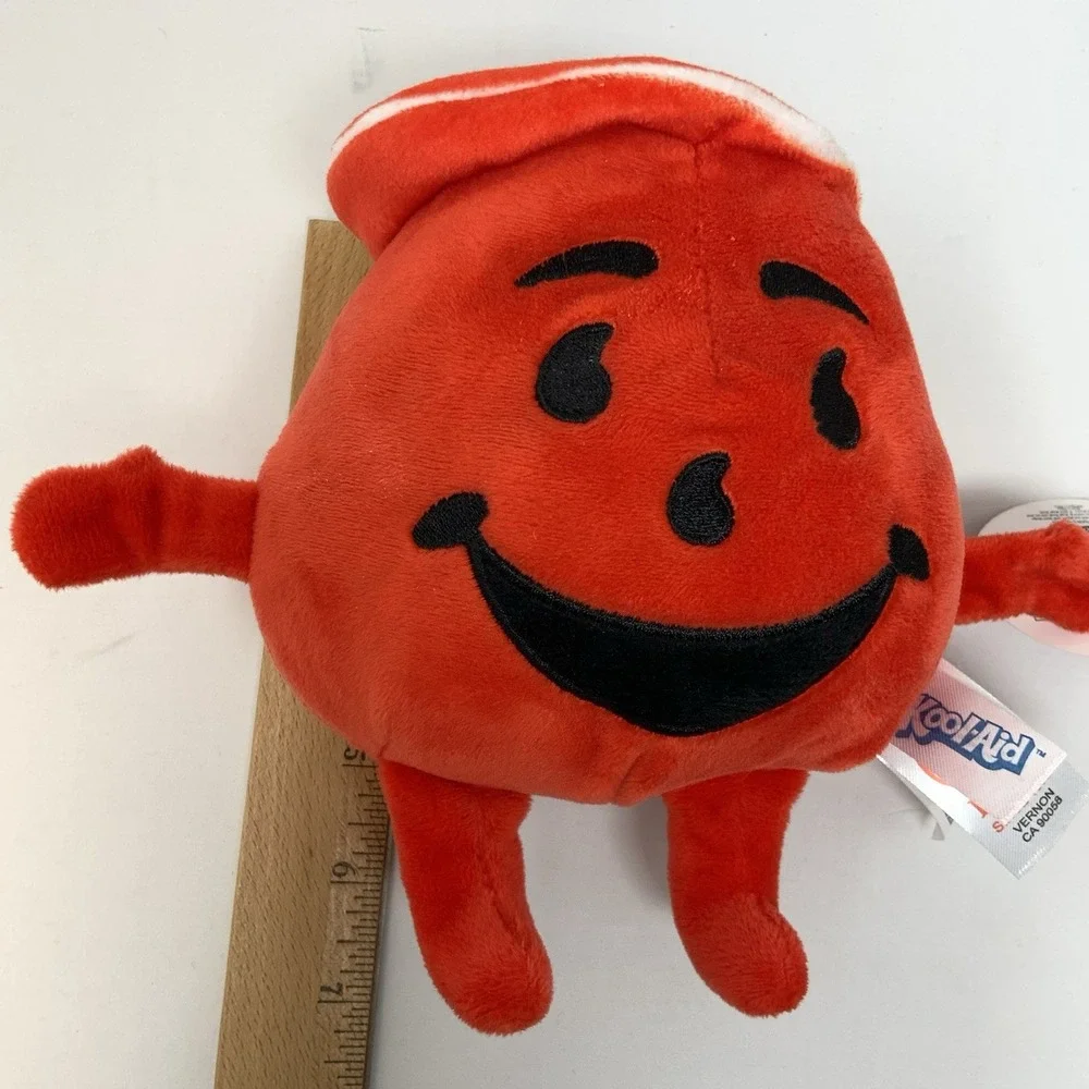 Fiesta‎ Kool-Aid Plush Man Stuffed Toy 2024 Red Drink Pitcher Iconic Childhood